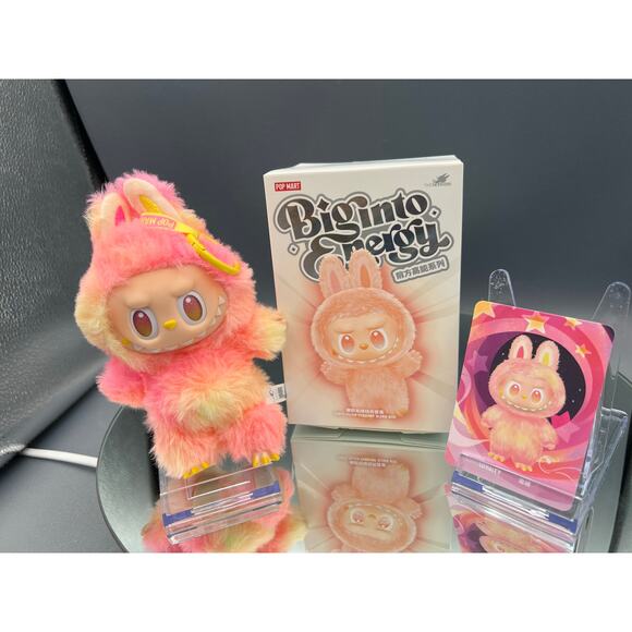 Pop Mart CONFIRMED Loyalty Labubu The Monsters Big into Energy Vinyl Plush - Picture 1 of 2